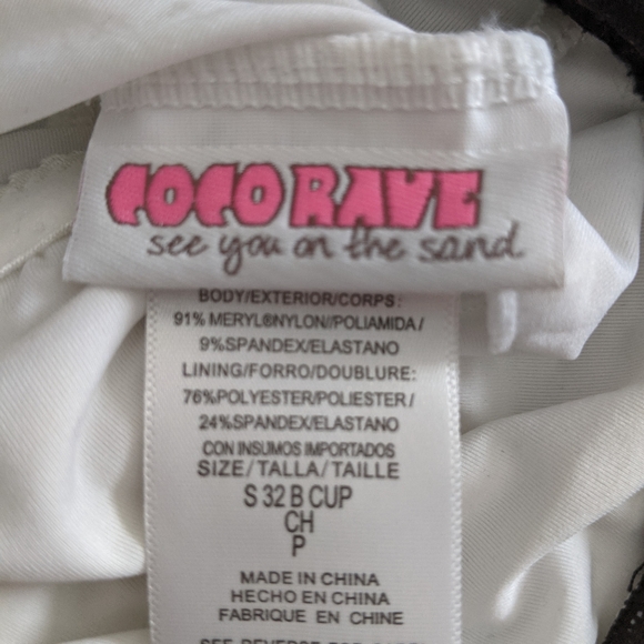 NWOT Coco Rave polka dot swimsuit - Picture 2 of 2